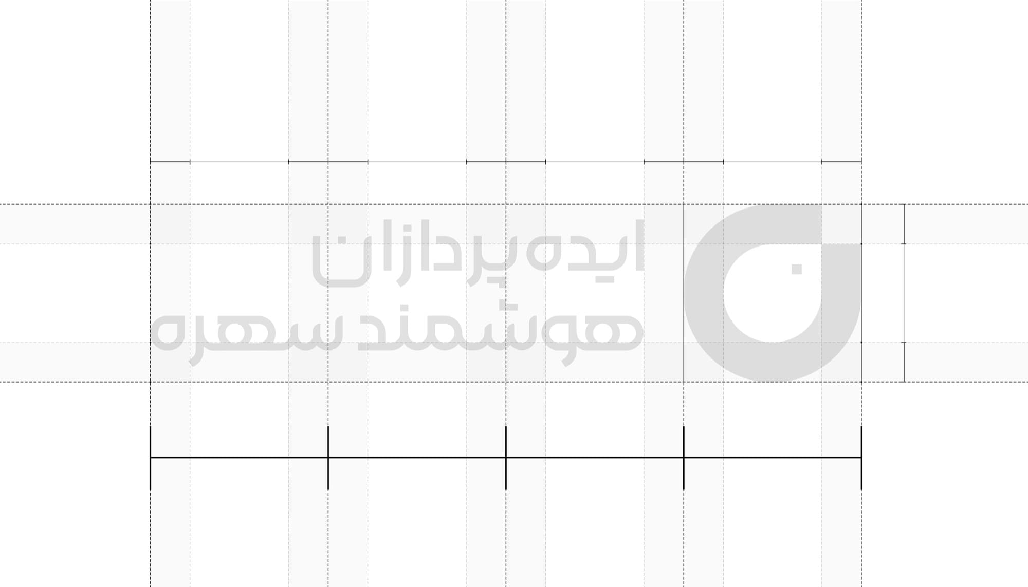Construction grid showing how the Sehre mark is built.