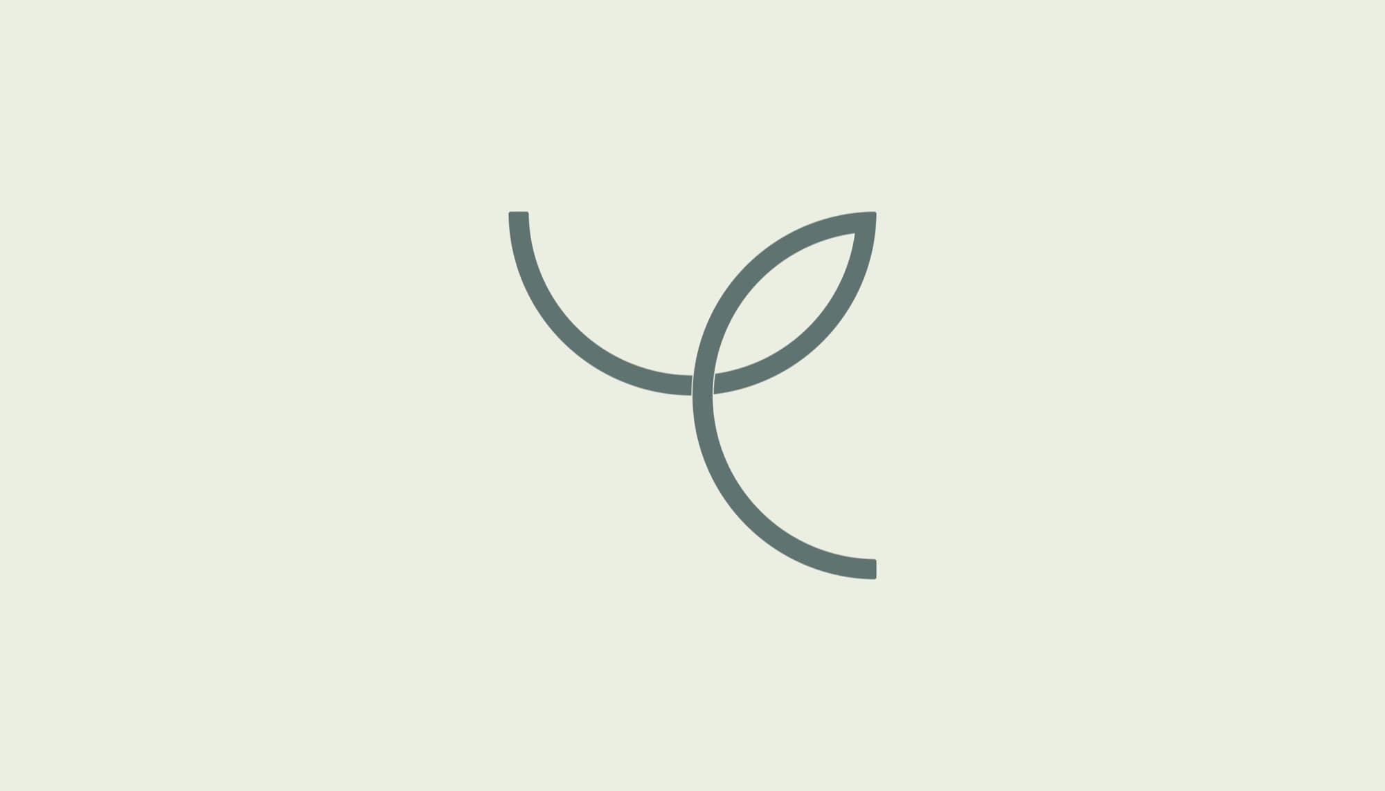 The leaf detail at the heart of the YAD mark.